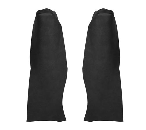 B Post Trim Cover - Leather - Pair - Black - RS1757BLACK
